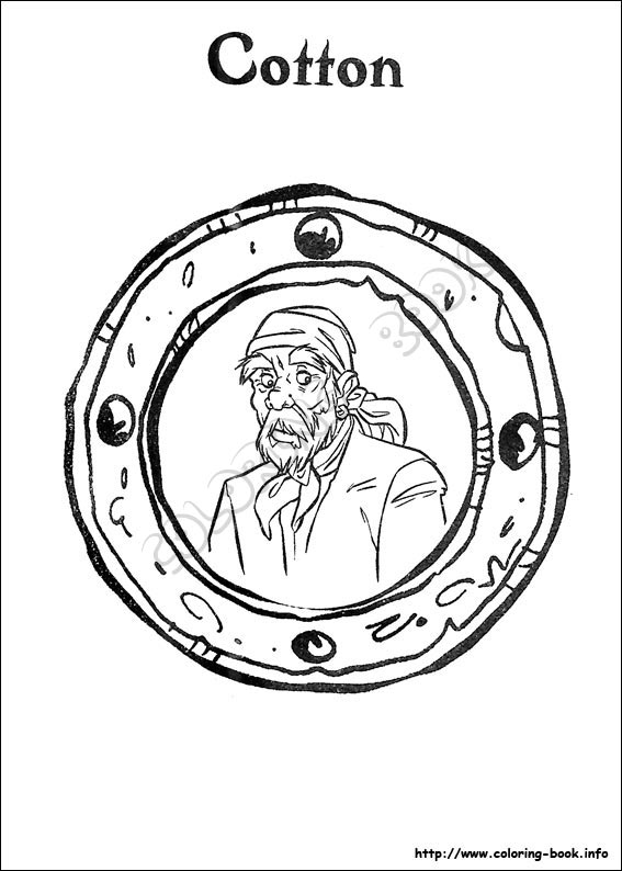 Pirates of the Caribbean coloring picture